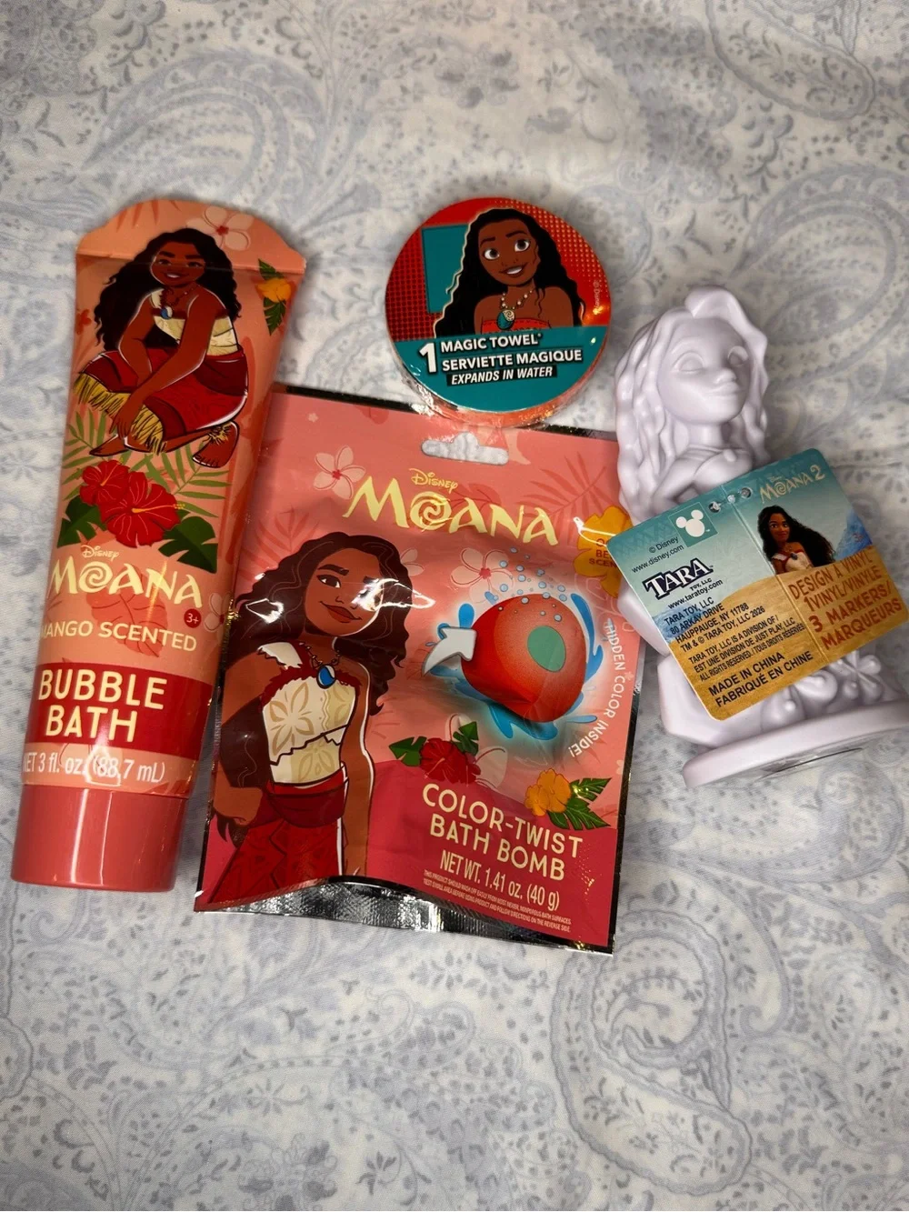 Moana Bath & Toy Set
